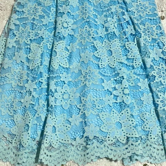 NWT Francesca's Collection Floral Lace Mini Dress - Picture 7 of 13